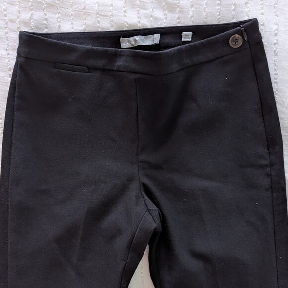 vince. Women's Black Cropped Straight Leg Dress Pants size 4 - Picture 2 of 6